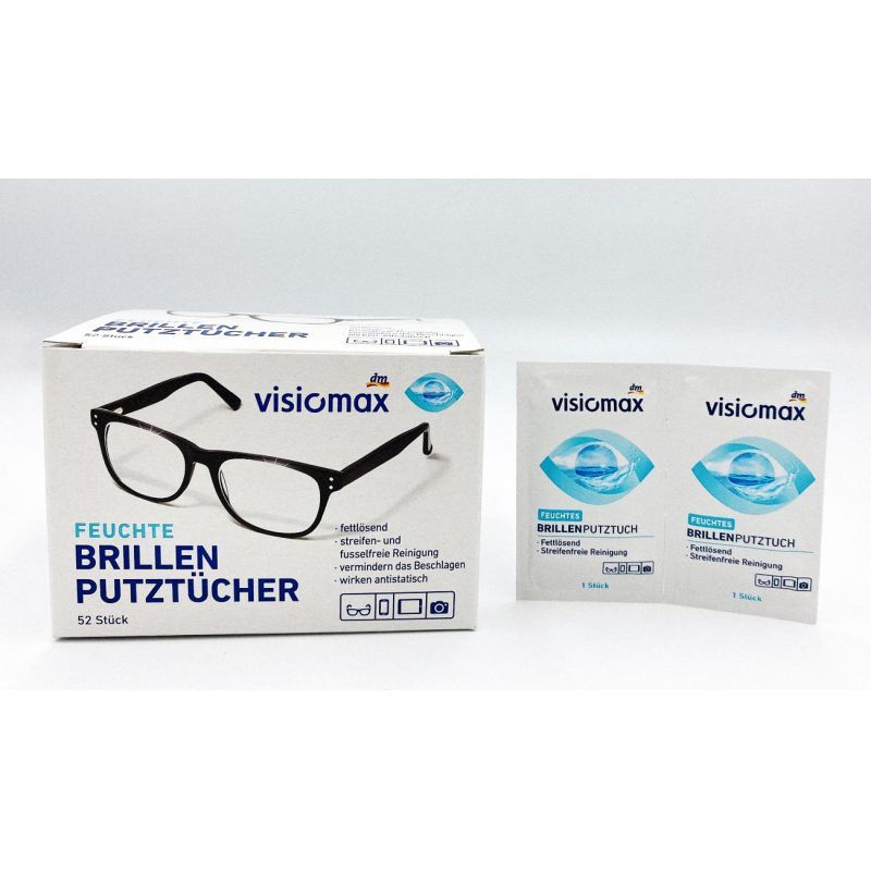 visiomax拭鏡布 相機鏡頭 儀器 拋棄式 鏡面清潔布 眼鏡布 52個