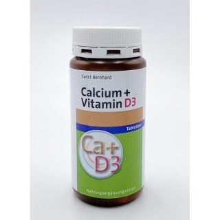 百年聖伯納德 Sanct Bernhard 高純度維生素D3+鈣片 calcium+vitamin D3 tabletten