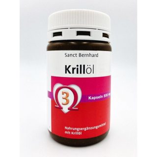 百年聖伯納德 Sanct Bernhard環境認證高質量磷蝦油膠囊500毫克 90粒