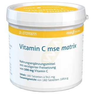 Dr.Enzmann恩世蔓 維生素 C MSE 基質片，180 片